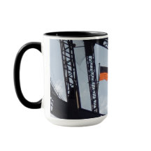 Sydney Hafen Brücke Ureinwohner Flagge Tasse.