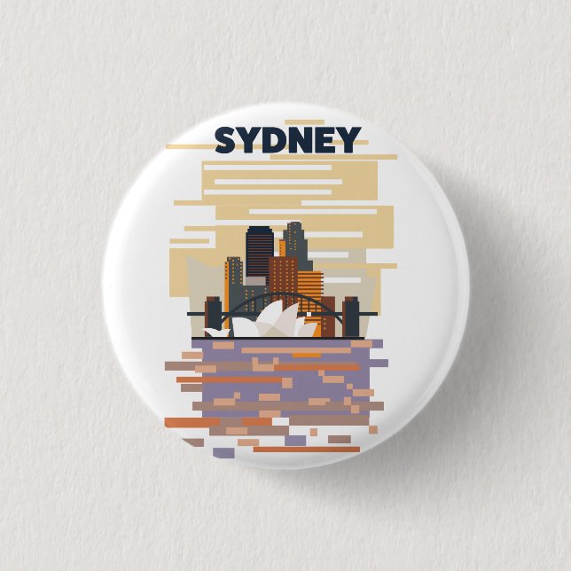 Sydney Hafen Button (Vorderseite)