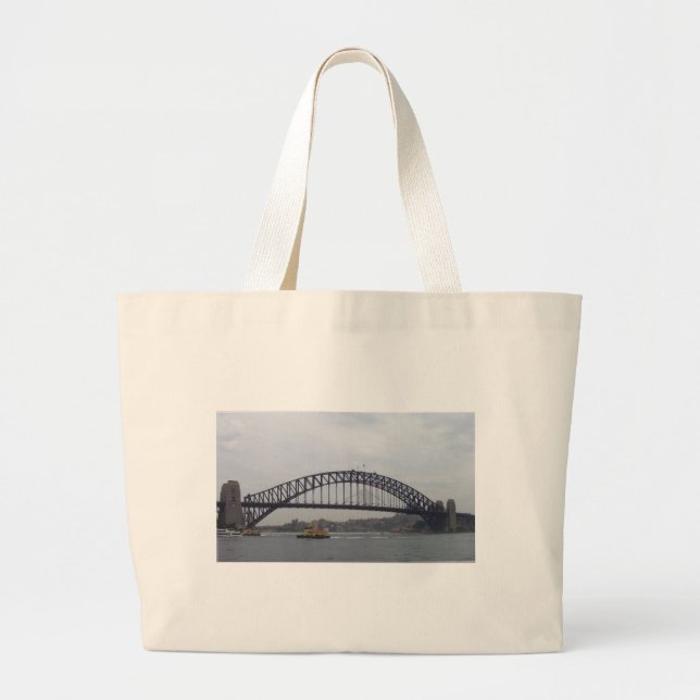 Sydney-Hafen Jumbo Stoffbeutel (Vorne)