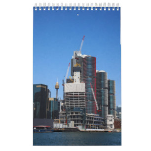 Sydney-Hafen-Stadtbild im malerischen Stil  Kalender