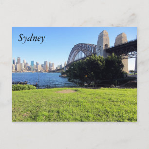 Sydney-Hafengras Postkarte