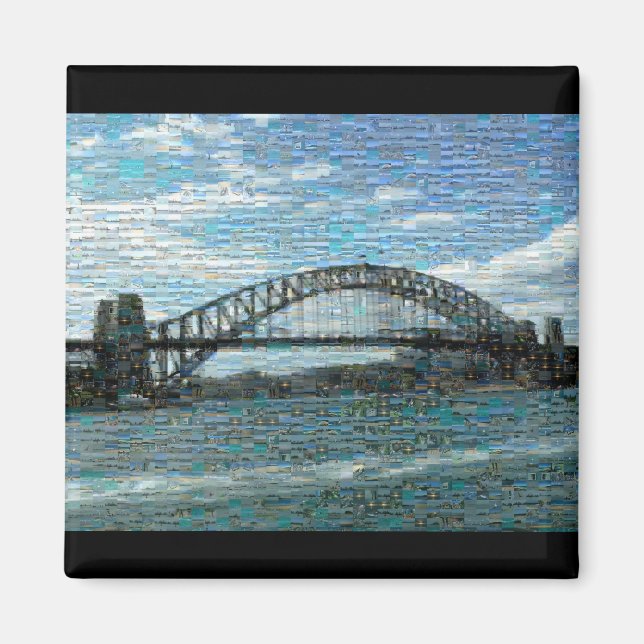 Sydney Harbor Bridge Magnet (Mosaik) (Vorne)