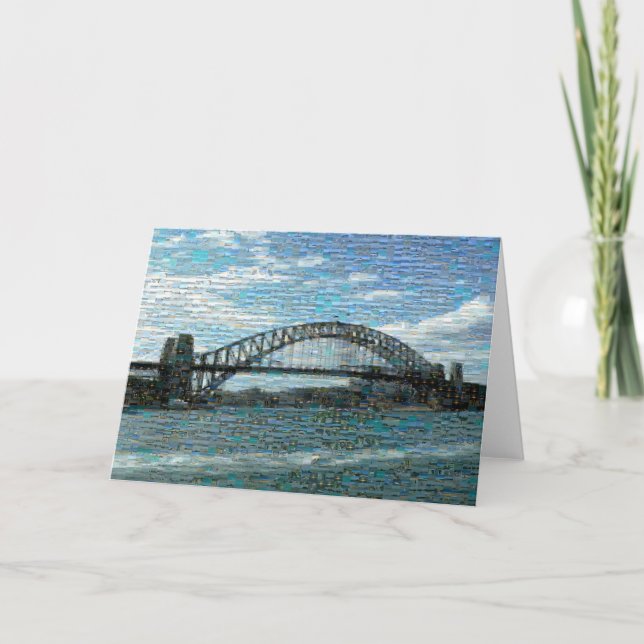 Sydney Harbor Bridge (Mosaic) Karte (Vorderseite)