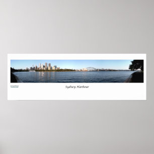 Sydney Harbor Panorama Poster