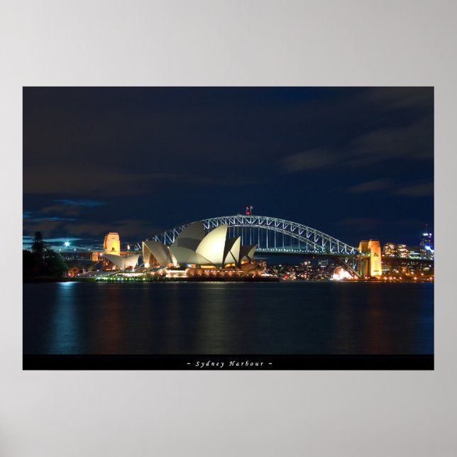 Sydney Harbor Poster (Vorne)