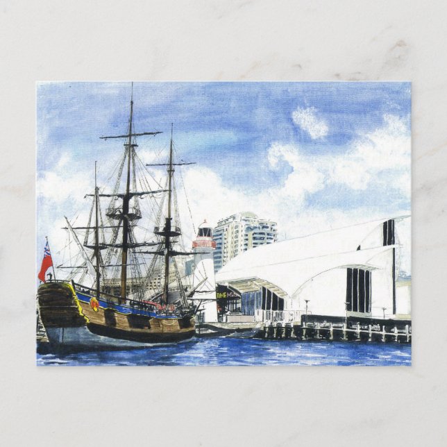 "Sydney Harbor" Postkarte (Vorderseite)