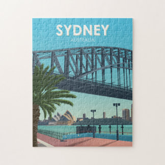 Sydney Harbour Australia Vintage Travel