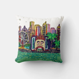 Sydney Harbour Australia von Sequin Dreams Studio Kissen