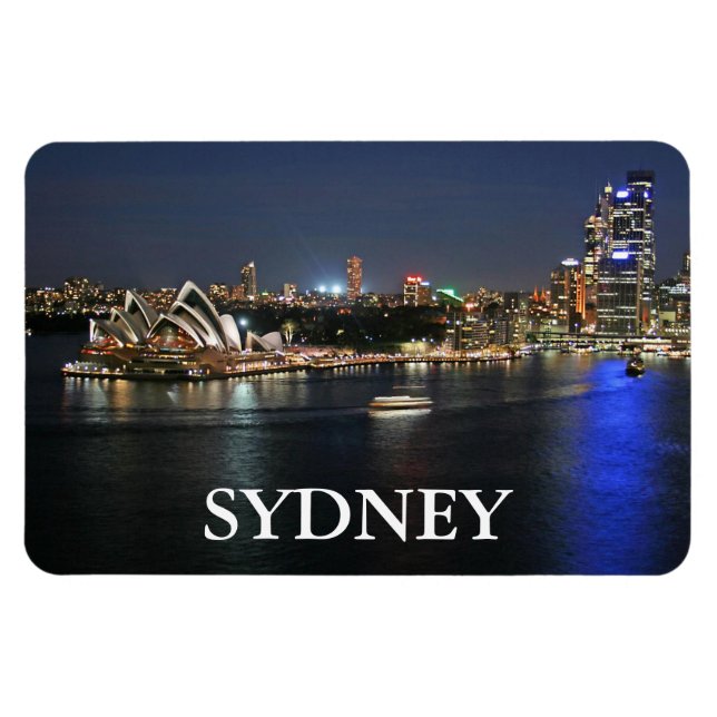 Sydney Harbour bei Circular Quay Magnet (Horizontal)