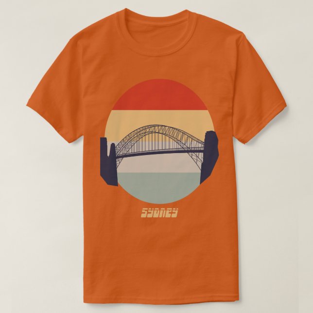 Sydney Harbour Bridge 2 T-Shirt (Design vorne)