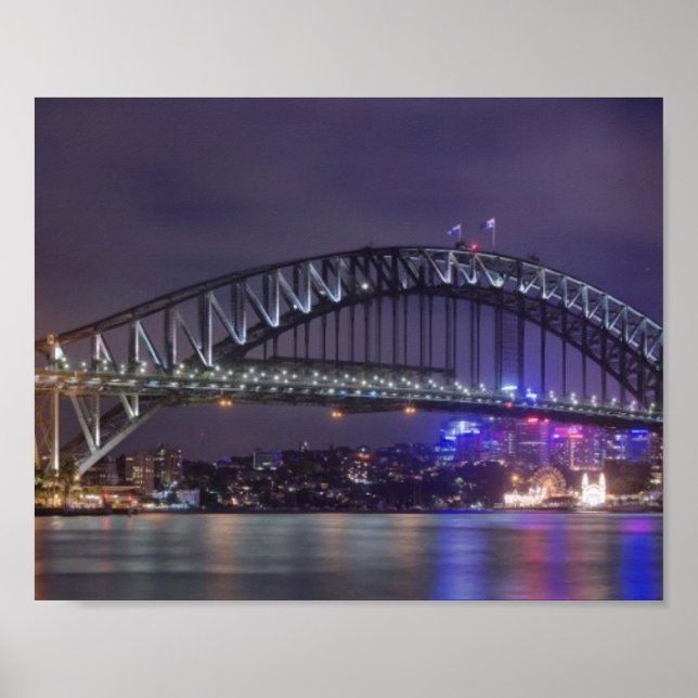 Sydney Harbour Bridge Austrailia Poster (Vorne)