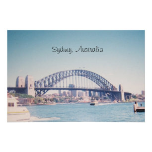 Sydney Harbour Bridge, Australien Poster