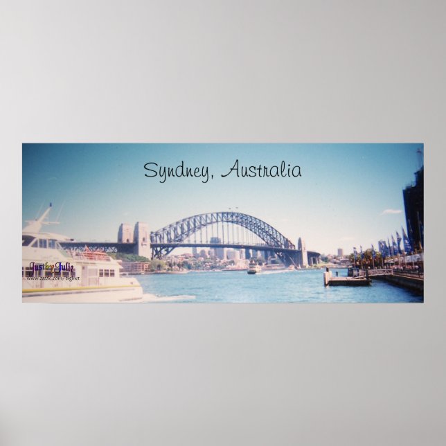 Sydney Harbour Bridge, Australien Poster (Vorne)