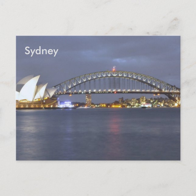 Sydney Harbour Bridge Australien Postkarte (Vorderseite)