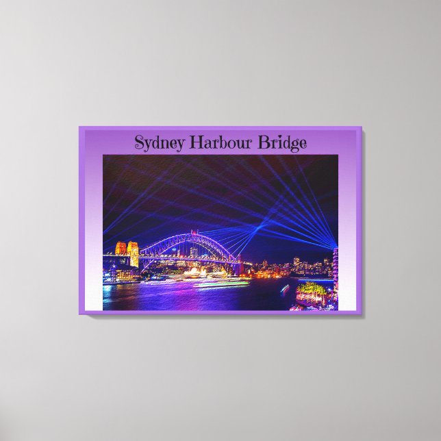 Sydney Harbour Bridge Leinwanddruck (Vorderseite)