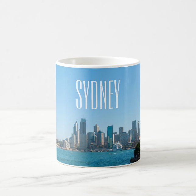 Sydney Harbour Bridge & Opera House Skyline Kaffeetasse (Mittel)