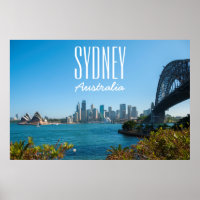 Sydney Harbour Bridge & Opera House Skyline