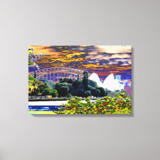 Sydney Harbour Bridge und Opernhaus Leinwanddruck