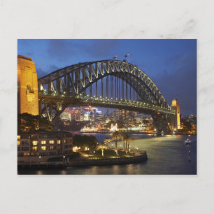Sydney Harbour Bridge und Park Hyatt Sydney Hotel Postkarte