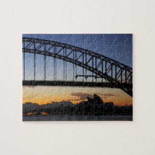 Sydney Harbour Bridge und Sydney Opera House um 2