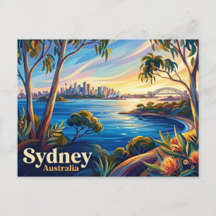 Sydney Harbour Nationalpark Australien Postkarte
