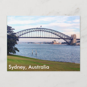 Sydney Harbour Rasen Postkarte
