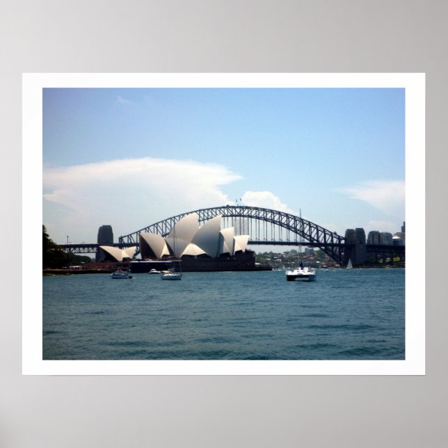 Sydney Harbour-Szene Poster (Vorne)