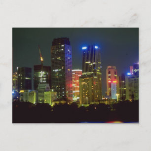 Sydney in der Nacht, Australien Postkarte