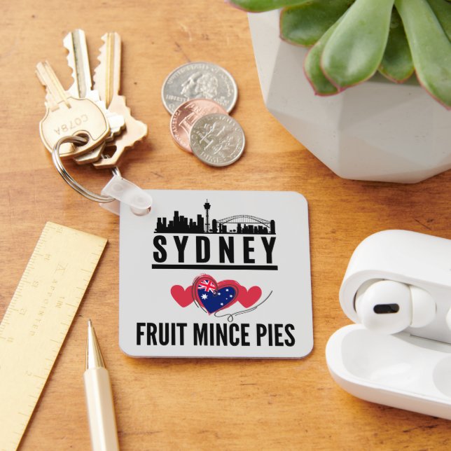 Sydney Lieben Fruchtmince Pies Cityscape Schlüsselanhänger (Schreibtisch)