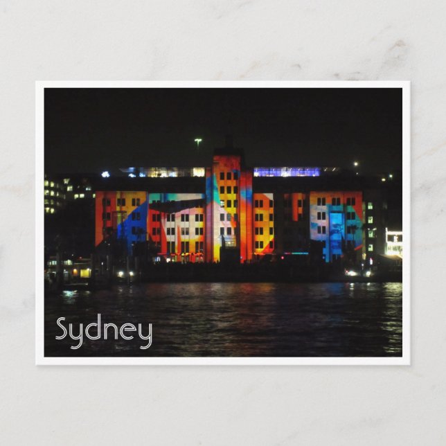 Sydney Mic hell Postkarte (Vorderseite)