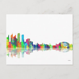 Sydney NSW Skyline Postkarte
