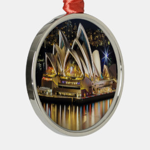 Sydney - OPERA HOUSE - Ansicht Ornament Aus Metall