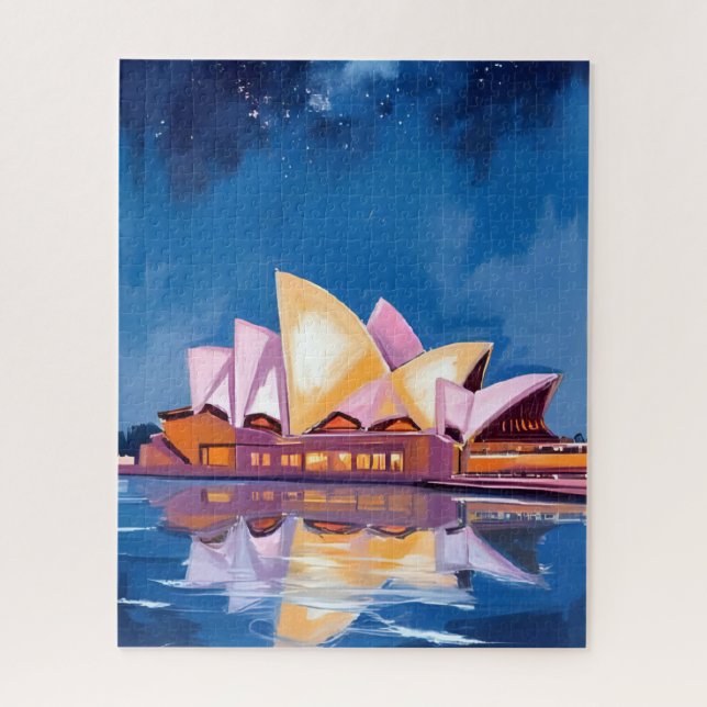 Sydney Opera House, Australia Painting (Vertikal)