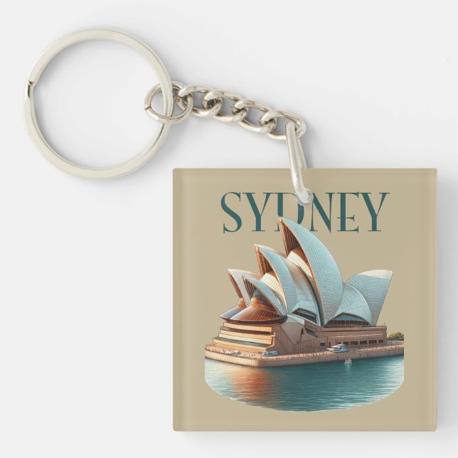 Sydney Opera House Australia Schlüsselanhänger (Vorderseite)