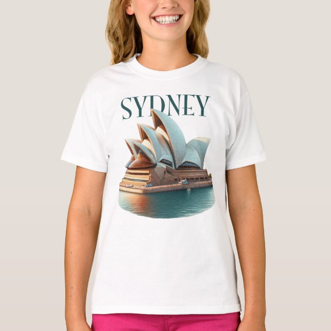 Sydney Opera House Australia T-Shirt (Vorderseite)