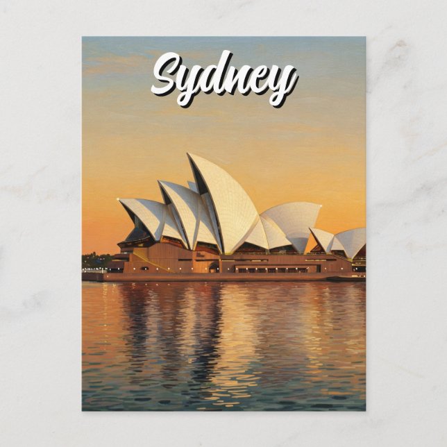 Sydney Opera House Australia Travel Postkarte (Vorderseite)