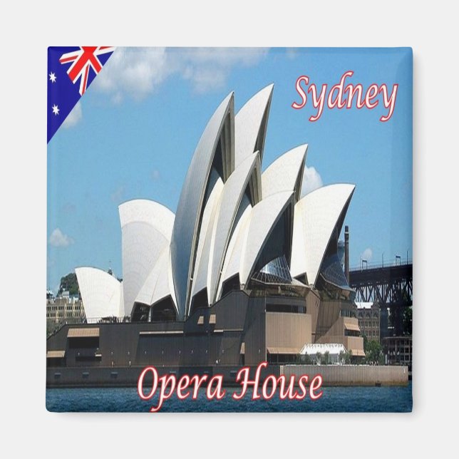SYDNEY, OPERA HOUSE, Australien, Kühlschrank Magnet (Vorne)