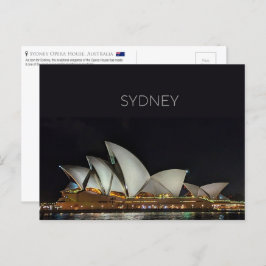 Sydney Opera House, Australien Postcard Postkarte