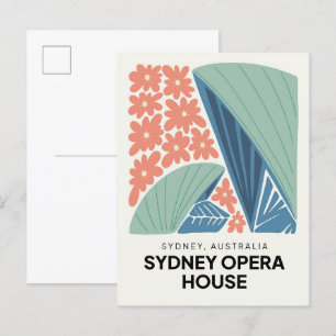 Sydney Opera House Australien Reisen Florenz Postkarte