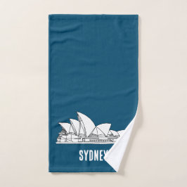 Sydney Opera House Australien zeichne Souvenir Handtuch