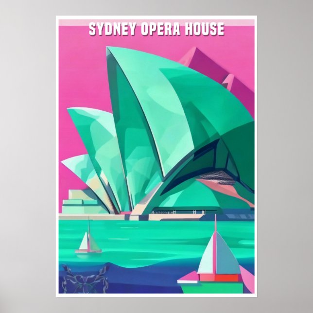 Sydney Opera House Autrialia Poster (Vorne)