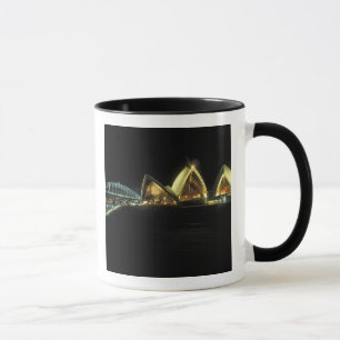 Sydney Opera House bei Nacht, New South Wales, 2 Tasse