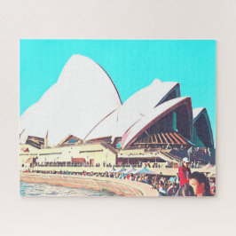 Sydney Opera House Landschaft herausfordert