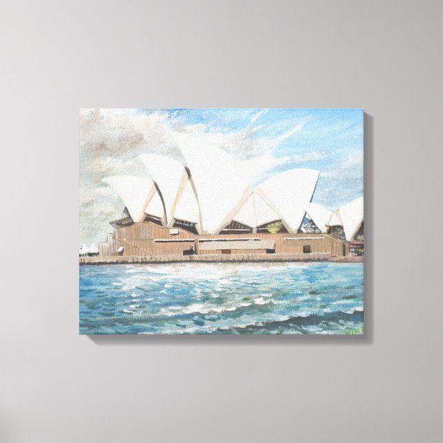 Sydney Opera House Leinwanddruck (Vorderseite)