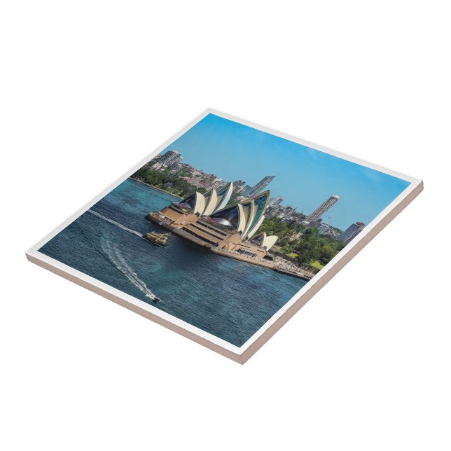 Sydney - OPERA HOUSE - Panorama Fliese (Seite)