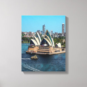 Sydney - OPERA HOUSE - Panorama Leinwanddruck