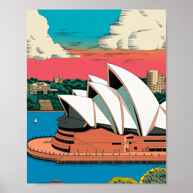 Sydney Opera House Poster (Vorne)