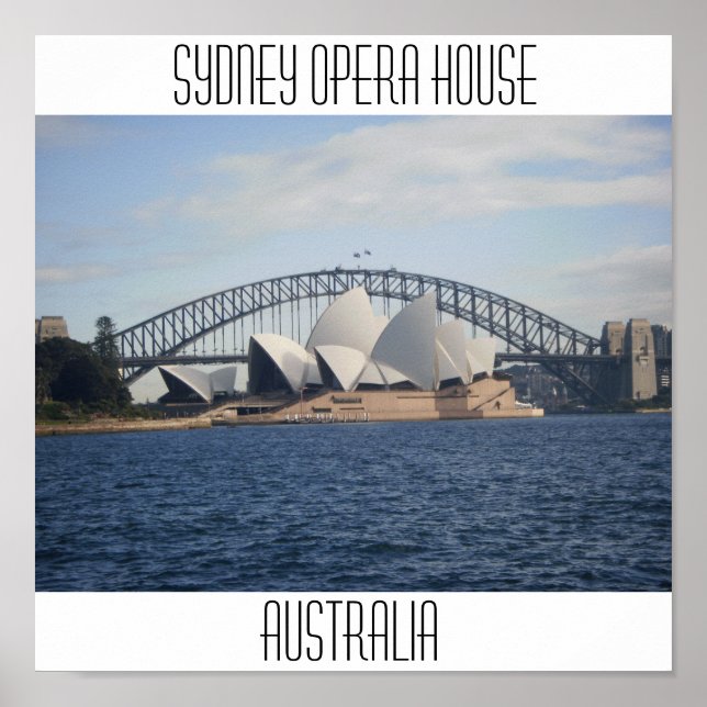 Sydney Opera House Poster (Vorne)