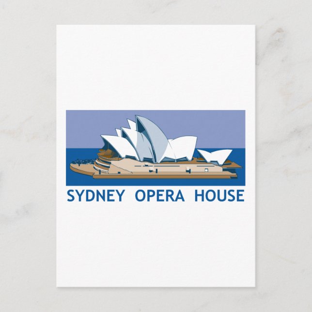 Sydney Opera House Postkarte (Vorderseite)