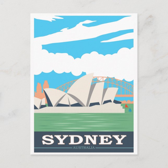 Sydney Opera House Postkarte (Vorderseite)